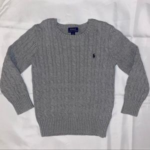 Polo Ralph Lauren Girls Cable-Knit Cotton Sweater